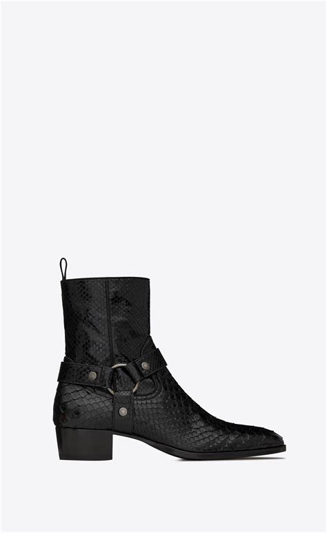 ysl harness boot|wyatt python harness boots.